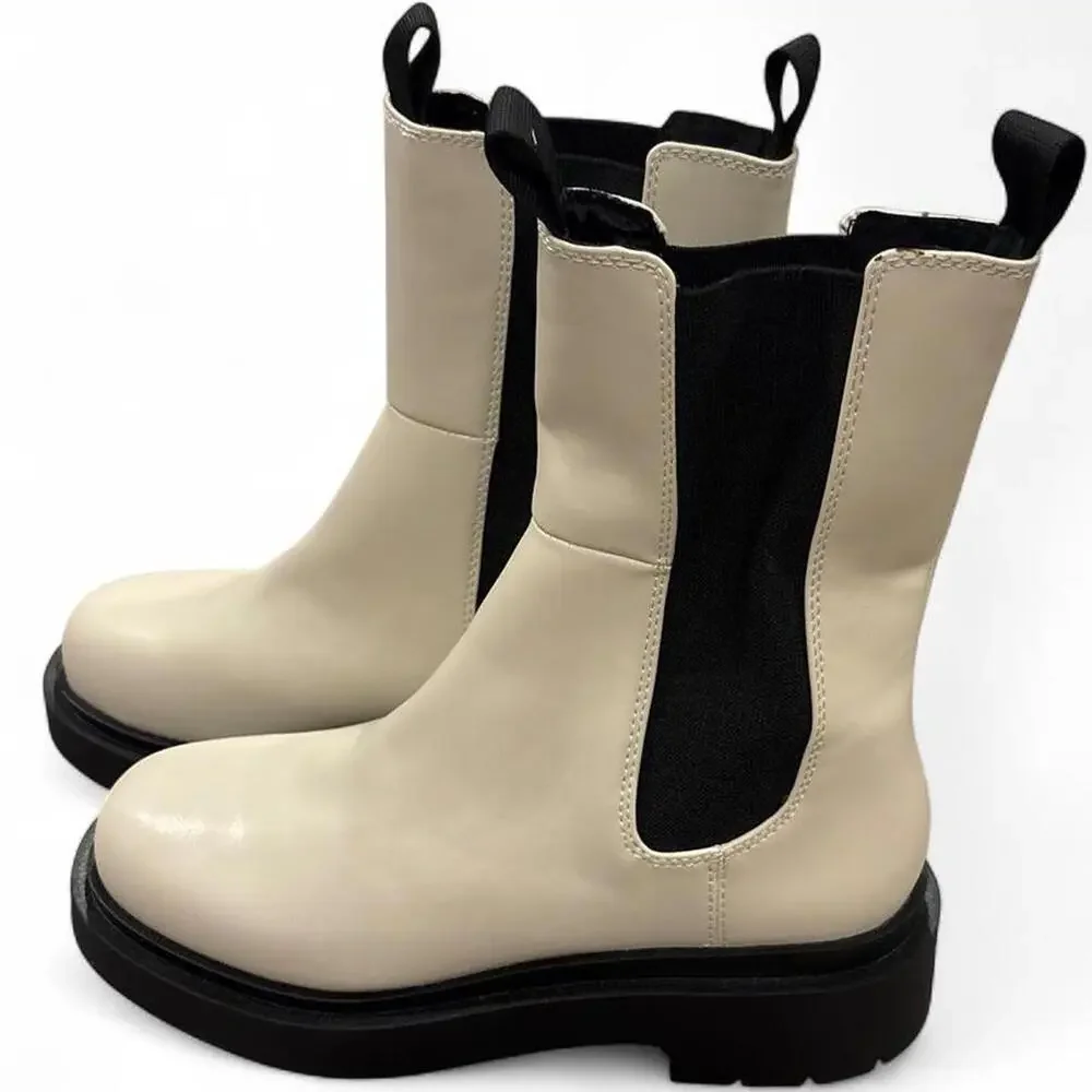 H&M Women's white cream Boots